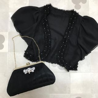 フェルゥ(Feroux)の【美品⭐️】フェルゥ❤︎パーティーバッグ♡  Feroux  ビジュー(クラッチバッグ)