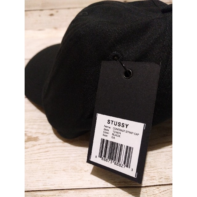 STUSSY(ステューシー)のSTUSSY コントラスト ストラップ キャップ レッド メンズの帽子(キャップ)の商品写真