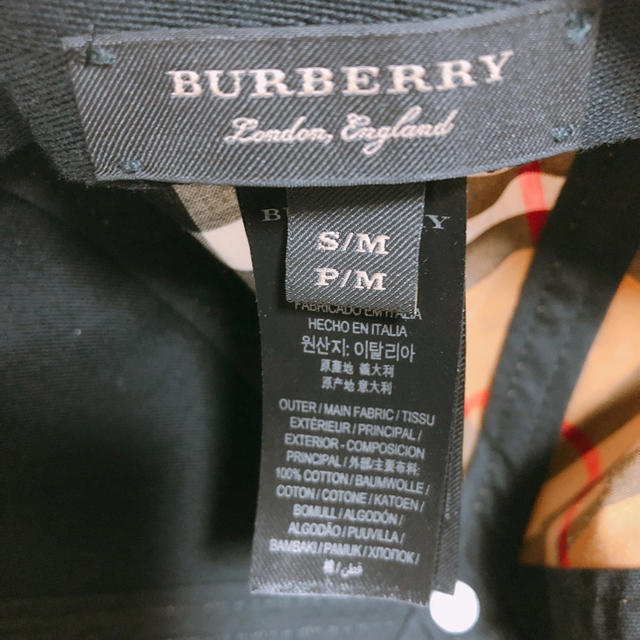 BURBERRY(バーバリー)のBURBERRY ヴィンテージチェック ベースボールキャップ メンズの帽子(キャップ)の商品写真