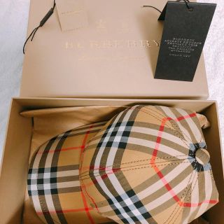 バーバリー(BURBERRY)のBURBERRY ヴィンテージチェック ベースボールキャップ(キャップ)