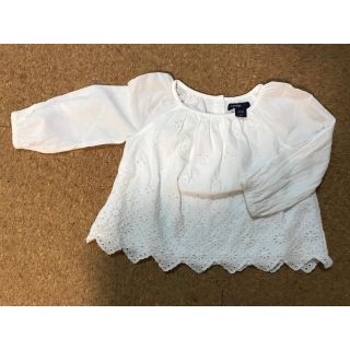 ベビーギャップ(babyGAP)のことちゃんぬ様専用★babyGAP レースブラウス ８０(シャツ/カットソー)