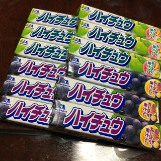 モリナガセイカ(森永製菓)のハイチュウ 12点 グリーンアップル グレープ(菓子/デザート)