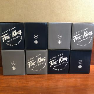 スターバックスコーヒー(Starbucks Coffee)のスタバ × fragment × Fire-King マグカップ 4個セット(グラス/カップ)