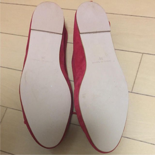【美品】MOHI♡リボンバレエシューズ レディースの靴/シューズ(バレエシューズ)の商品写真