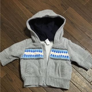 ベビーギャップ(babyGAP)のbabyGap★ジップフードパーカー★60サイズ(その他)