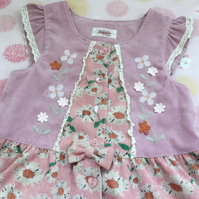 Souris(スーリー)の⭐︎専用⭐︎Souris マーガレット ワンピース 100 キッズ/ベビー/マタニティのキッズ服女の子用(90cm~)(ワンピース)の商品写真