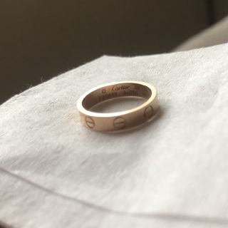 Cartier - 値下げ 未使用品 鑑定書有 ピンクゴールド カルティエ 指輪 ...