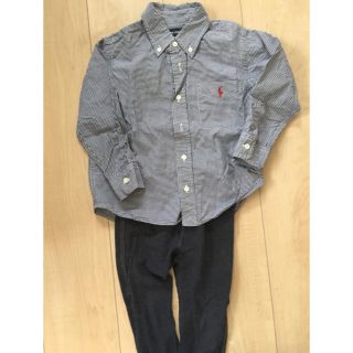 ラルフローレン(Ralph Lauren)のラルフローレン チェックシャツ 100 (ブラウス)