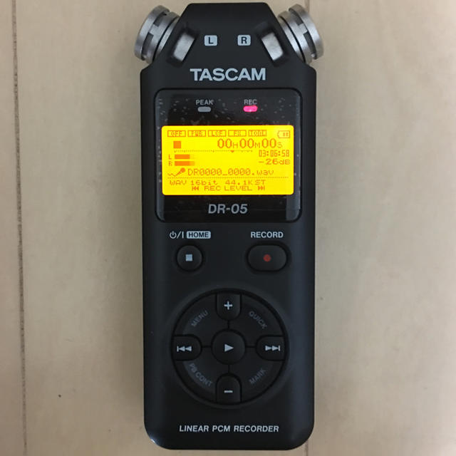 TASCAM DR-05 リニア PCM レコーダー ICレコーダー ハイレゾ 楽器のレコーディング/PA機器(その他)の商品写真