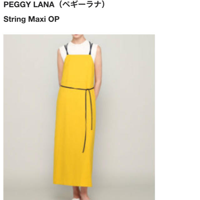 PEGGY LANA ペギーラナ ボク、運 菜々緒さん着用ワンピース レディースのワンピース(ロングワンピース/マキシワンピース)の商品写真