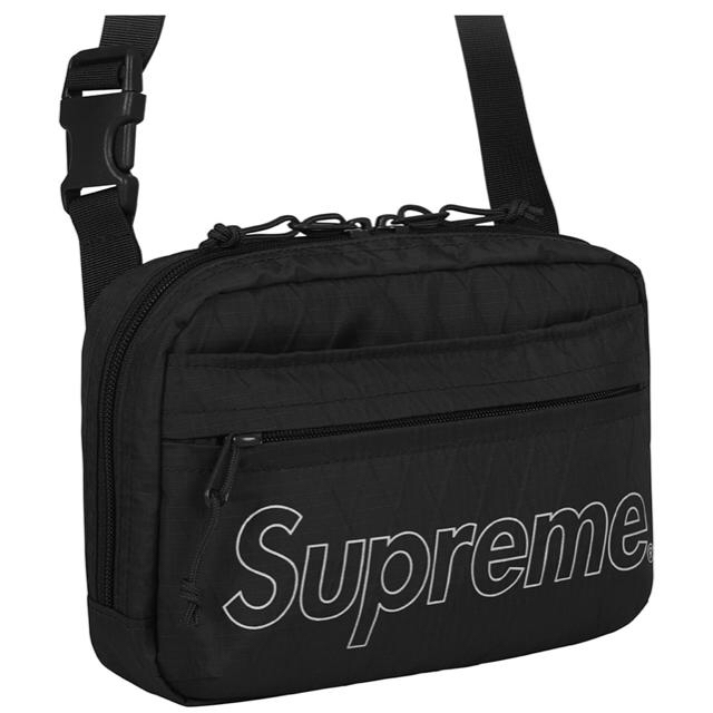 supreme shoulder bag 黒 ショルダーバッグ