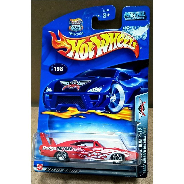 Chrysler(クライスラー)の再値下げ新品未開封 Hot Wheels '69 ダッジ・チャージャー デイトナ エンタメ/ホビーのおもちゃ/ぬいぐるみ(ミニカー)の商品写真