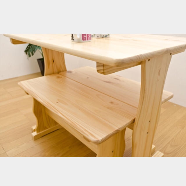 パインテーブル&ベンチ2脚セット 憧れ 8388円 www.gold-and-wood.com