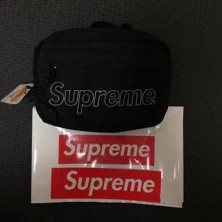 シュプリーム(Supreme)のSupreme 18FW shoulder bag 黒(ショルダーバッグ)