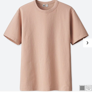 ユニクロ(UNIQLO)のユニクロユー クルーネックT ヘビーウェイト 黒 ピンク セット (Tシャツ/カットソー(半袖/袖なし))