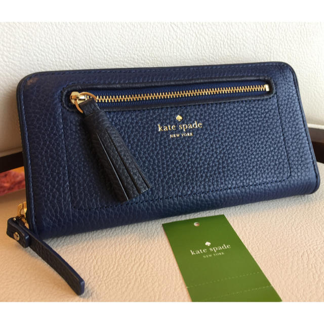 33,480円 完売品 新品 KateSpade 可愛い タッセル付き長財布