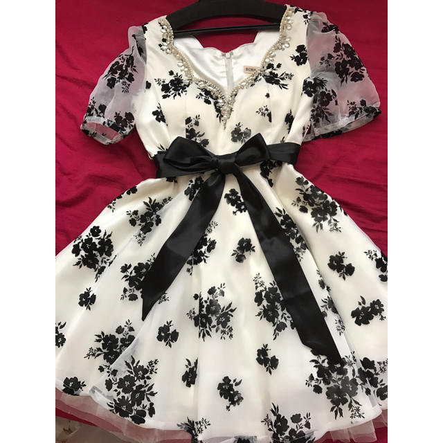 robe de fleurs フレアドレス