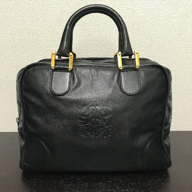 ロエベ アマソナ ハンドバッグ 黒 レザー いラインアップ www.toyotec.com