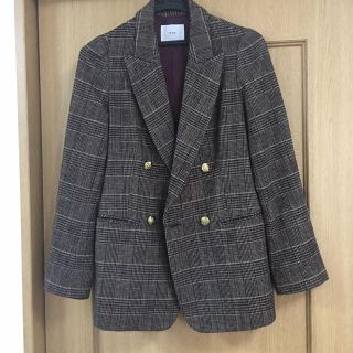 IENA - イエナ モールチェック ダブルブレスト ジャケット 36の通販 by