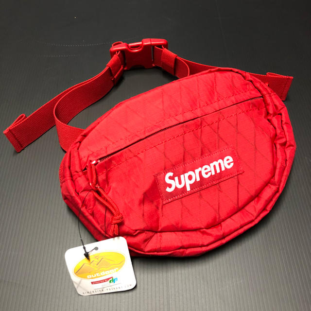 Supreme - 18AW Supreme Waist Bag 赤 シュプリーム ウエストバッグの通販 by あばれる君's shop