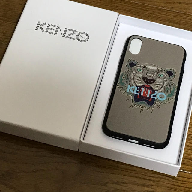 KENZO(ケンゾー)の未使用★KENZOケンゾー★IPHONE X CASEグレー★ スマホ/家電/カメラのスマホアクセサリー(iPhoneケース)の商品写真