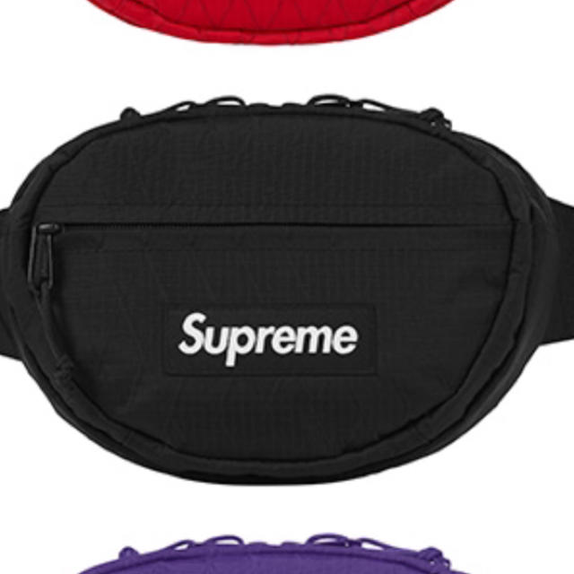 黒 supreme Waist Bag ウェストバッグ 1