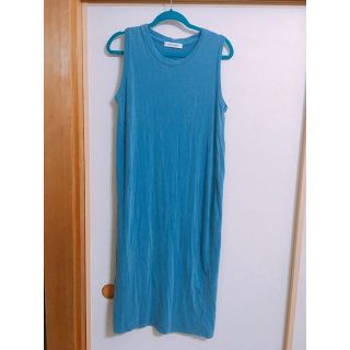 アズールバイマウジー(AZUL by moussy)のらっき★さん専用 アズールバイマウジー ノースリーブワンピース ロング M (ひざ丈ワンピース)