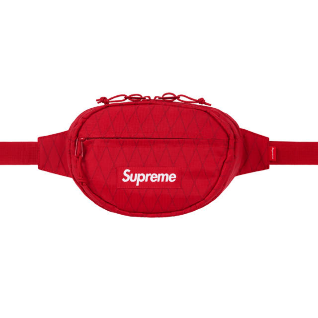 メンズ】 Supreme - 赤 supreme Waist Bag ウェストバッグの通販 by 