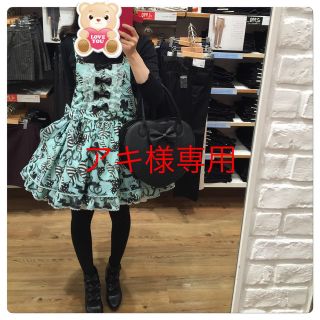 アンジェリックプリティー(Angelic Pretty)のラッピングリボン サロペットセット(ミニワンピース)