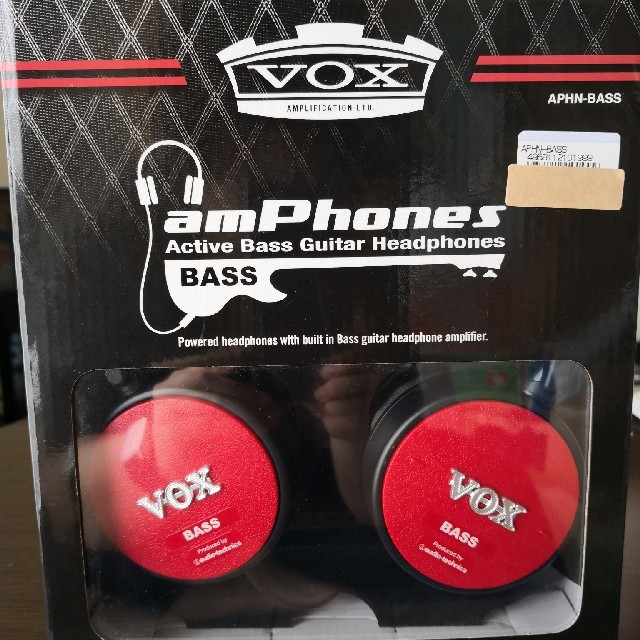VOX(ヴォックス)のアンプ内蔵ヘッドホン スマホ/家電/カメラのオーディオ機器(ヘッドフォン/イヤフォン)の商品写真