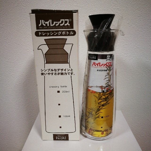 新品 パイレックス ドレッシングボトル インテリア/住まい/日用品のキッチン/食器(調理道具/製菓道具)の商品写真