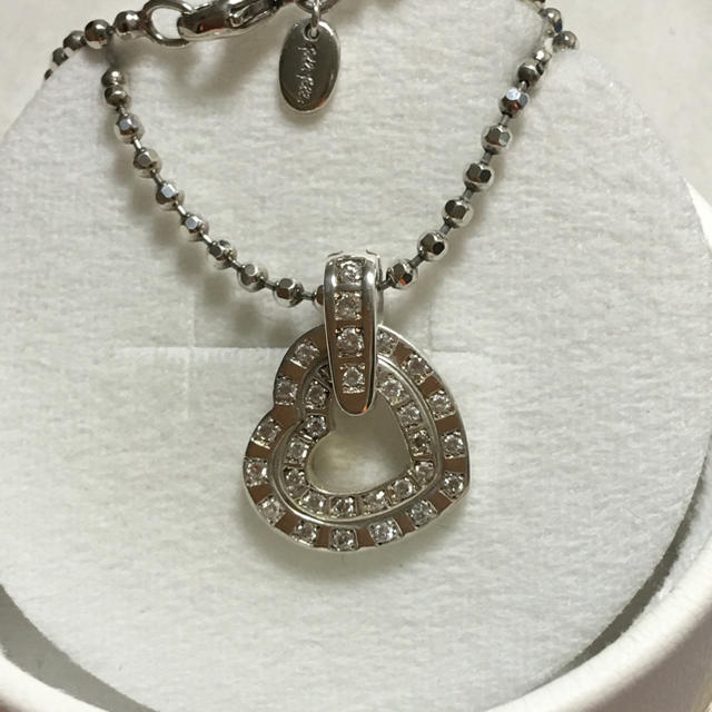 Folli Follie - 美品 フォリフォリ ハートネックレス シルバー Folli Follie - 美品 フォリフォリ ハートネックレス シルバー