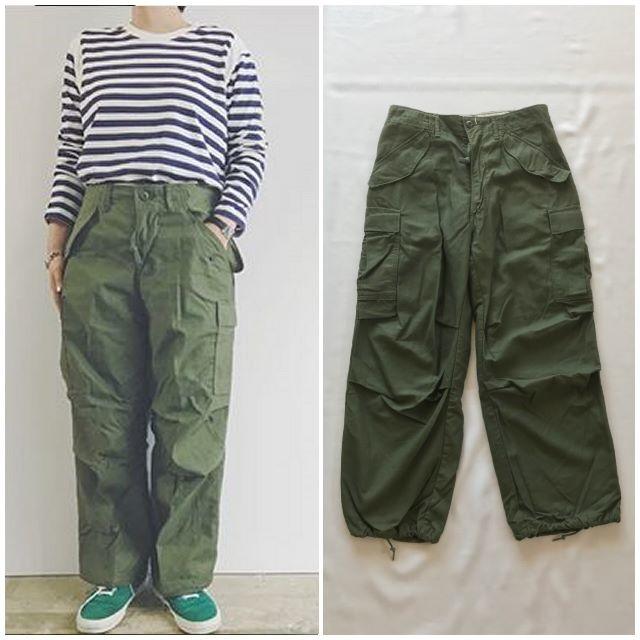 希少サイズS-S 70sビンテージ 米軍実物 M-65カーゴパンツ - ワーク