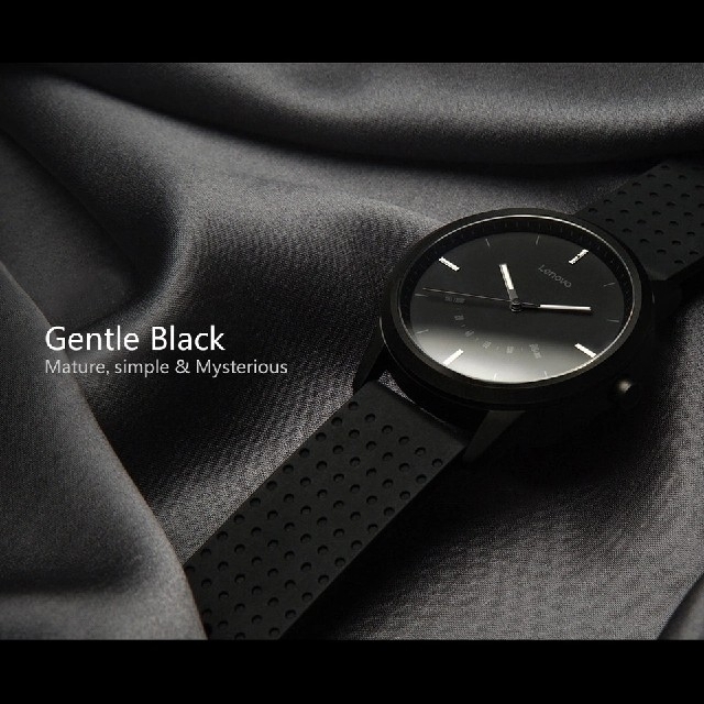 Lenovo(レノボ)の【新品】Lenovo Watch 9 ハイブリッドスマートウォッチ 黒 メンズの時計(腕時計(アナログ))の商品写真