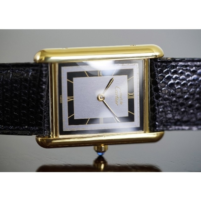 Cartier(カルティエ)の美品 カルティエ マスト タンク グレー LM Cartier  メンズの時計(腕時計(アナログ))の商品写真