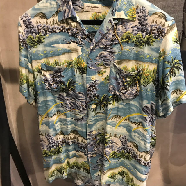 Saint Laurent - 咲く咲く様 専用 saint laurent paris 16ss アロハ ... SAINT LAURENT PARIS 16SSアロハシャツ
