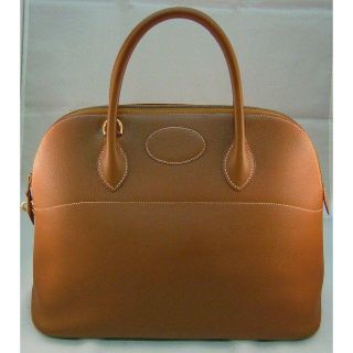 エルメス(Hermes)の【美品】エルメス ボリード37 ゴールド(ハンドバッグ)