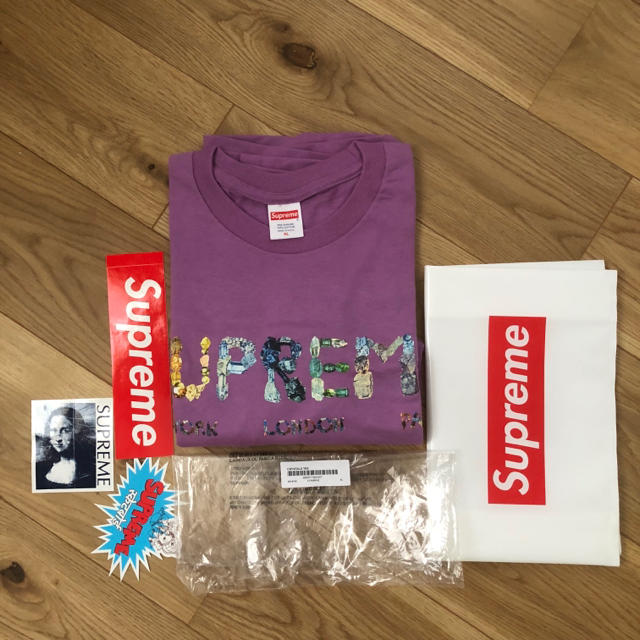 Supreme(シュプリーム)のさと様専用 supreme rocks tee light purple メンズのトップス(Tシャツ/カットソー(半袖/袖なし))の商品写真