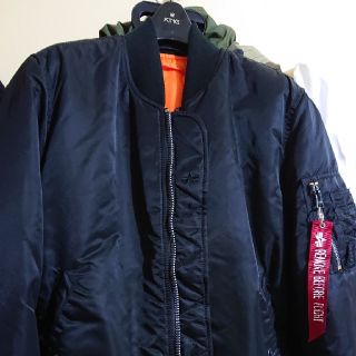 アルファインダストリーズ(ALPHA INDUSTRIES)のアルファ MA-1 alpha industries ブラック(フライトジャケット)