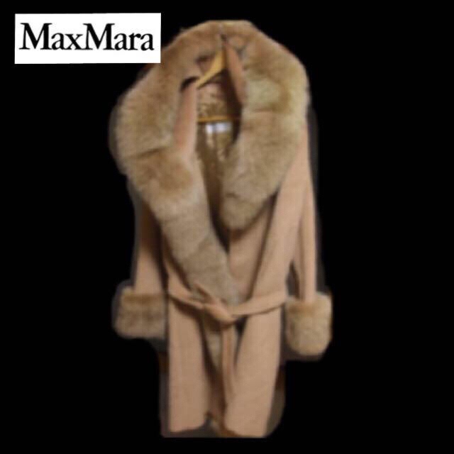 売れ筋商品 Max 正規マックスマーラアルパカコートファー - Mara 毛皮
