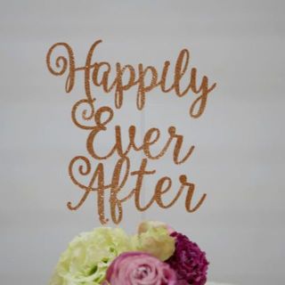 "Happily Ever After" ケーキトッパー (ウェディング) 2(その他)