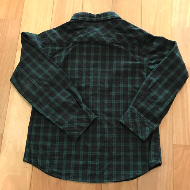 UNITED ARROWS green label relaxing(ユナイテッドアローズグリーンレーベルリラクシング)の【キッズ125cm】ユナイテッドアローズ グリーンレーベル チェックシャツ キッズ/ベビー/マタニティのキッズ服男の子用(90cm~)(Tシャツ/カットソー)の商品写真