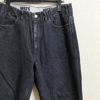 WESTOVERALLS 801S DENIM BLACK ストレート(デニム/ジーンズ)