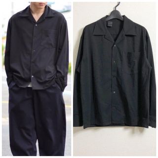 エヌハリウッド(N.HOOLYWOOD)の美品 N.HOOLYWOOD 18ss OPEN COLLAR SHIRT  (シャツ)