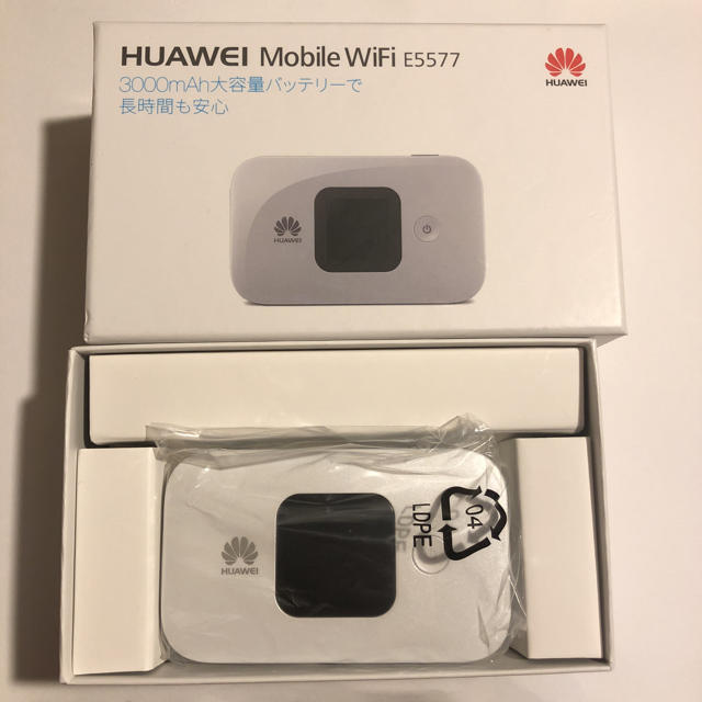 【美品】HUAWEI WiFi E5577 SIMフリーモバイルルーター