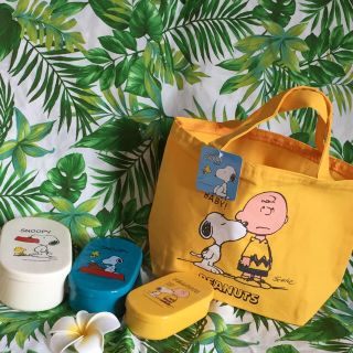 スヌーピー(SNOOPY)の新品＊スヌーピ  ランチボックス＊スヌーピ  トート(弁当用品)