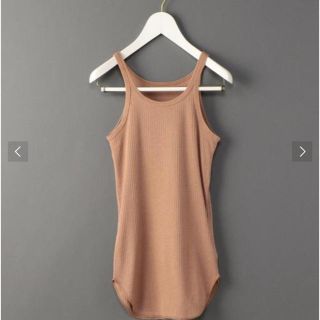 ビューティアンドユースユナイテッドアローズ(BEAUTY&YOUTH UNITED ARROWS)の6(ROKU) TEREKO TANK TOP ブラウン(タンクトップ)