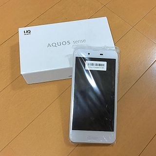 シャープ(SHARP)のシルバッチ様専用【新品】AQUOS sense 本体(スマートフォン本体)