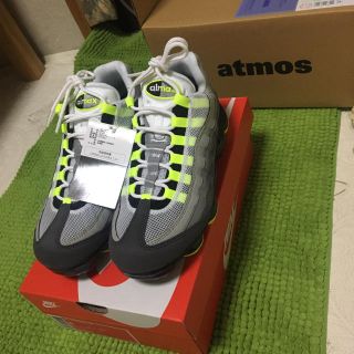 ナイキ(NIKE)の新品 未使用 air vapor max 95 neon イエローグラデ(スニーカー)