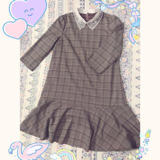 トッコ(tocco)のtocco♥グレンチェックワンピース(ミニワンピース)